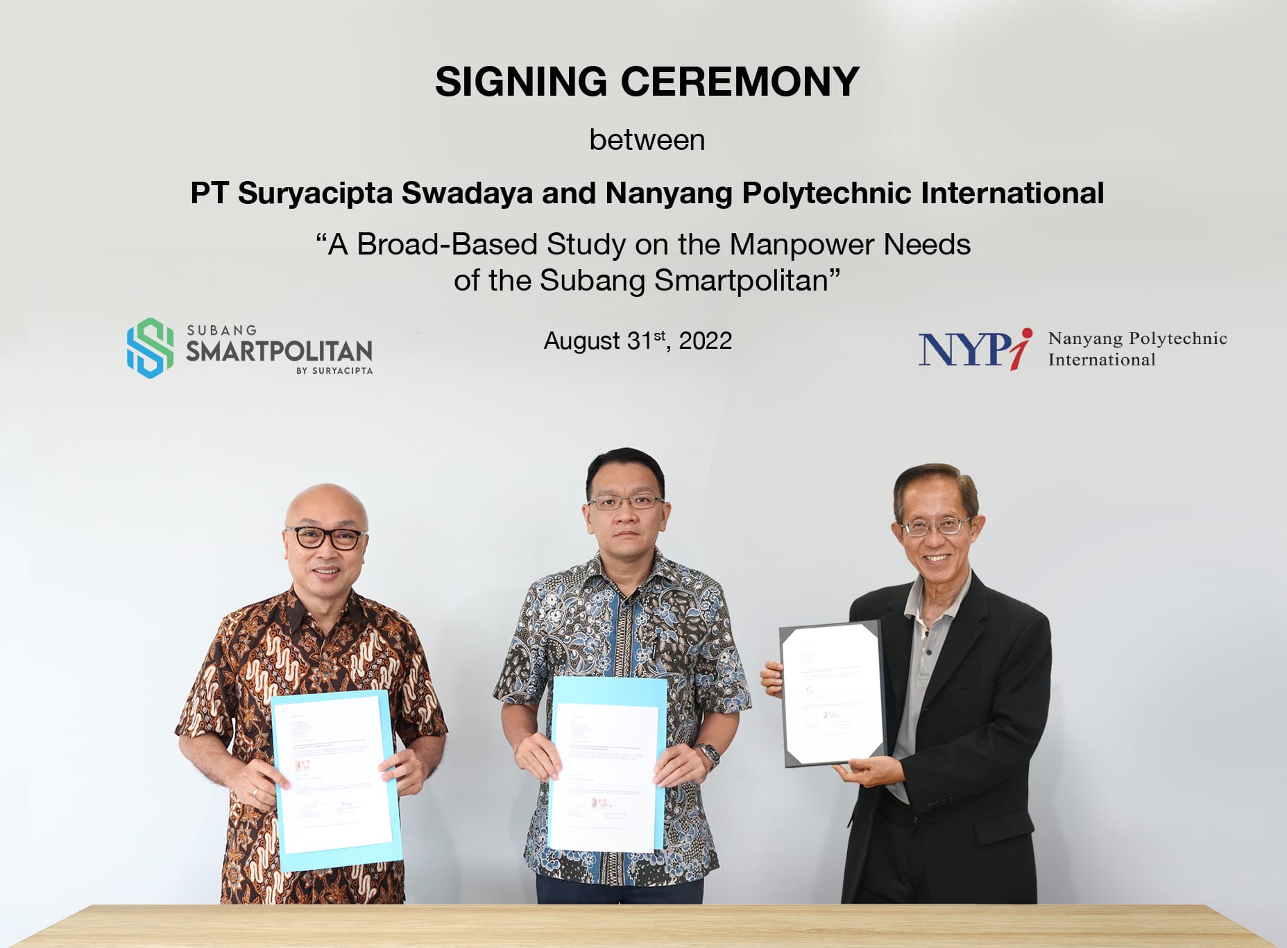 Suryacipta Collaborates with NYPi to Develop a TVET  (Technical Vocational Education and Training) Center in Subang Smartpolitan