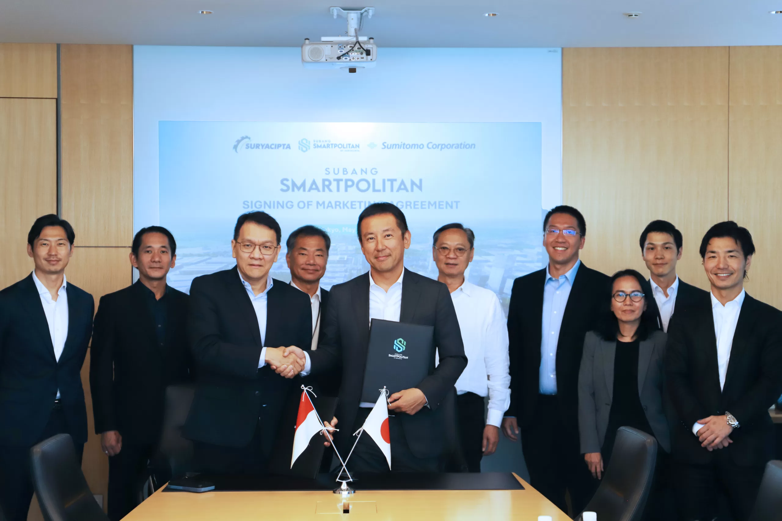 Suryacipta 与住友商事签署 Subang Smartpolitan 营销合作协议