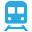 Trains for passengers and cargo infrastructure icon