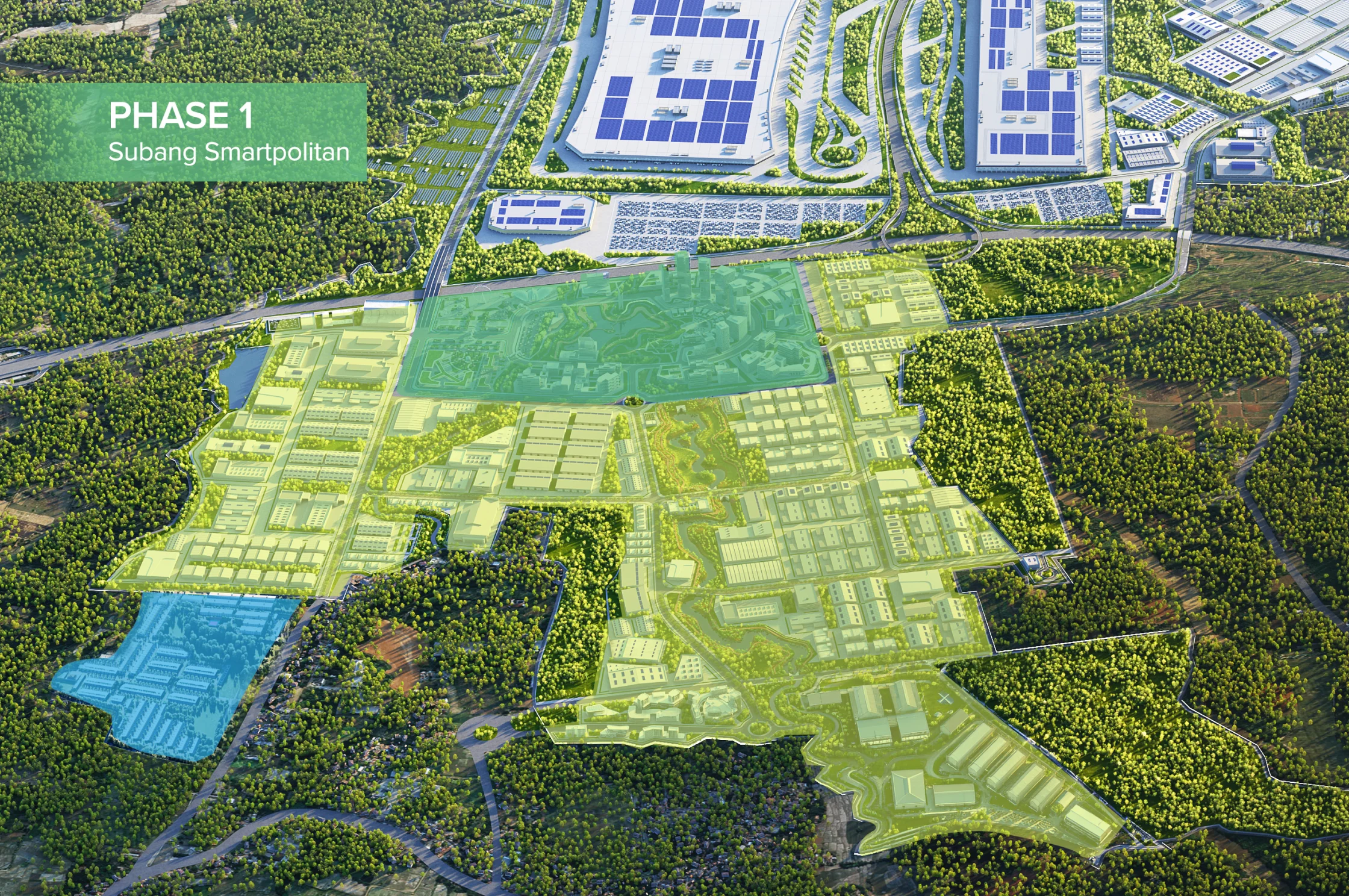 Subang Smartpolitan masterplan with integrated zoning